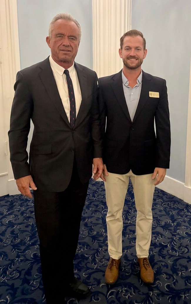Brady Middleton with Robert F. Kennedy Jr.